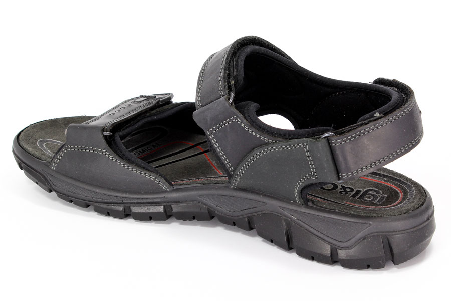 Sandały Igi&Co 57260/00 Nabuk Schiar./Nero 