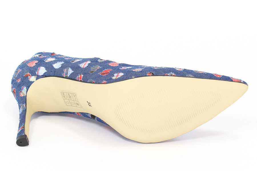 Czółenka Maccioni 899.978.7635 Niebieski 