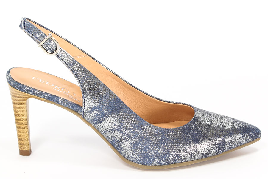 Czółenka Pedro Miralles 9806 Cervia Luc.Blue