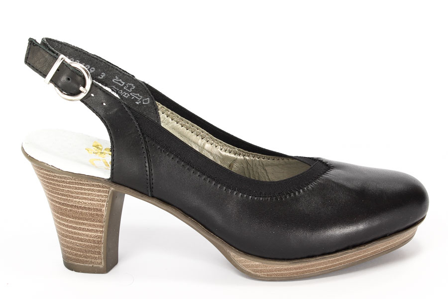 Czółenka Rieker 47371-00 Black