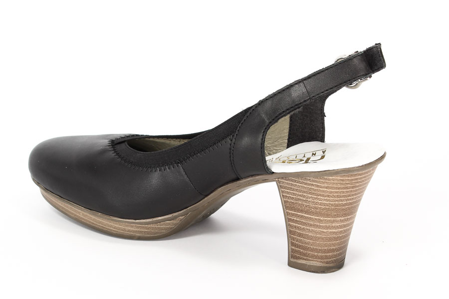 Czółenka Rieker 47371-00 Black