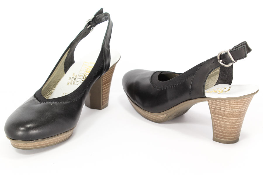 Czółenka Rieker 47371-00 Black