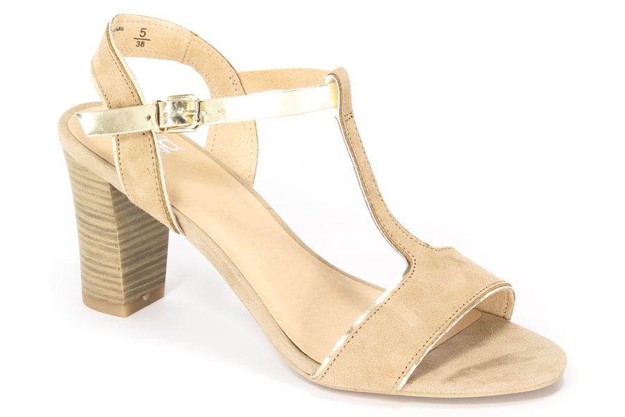 Sandały Caprice 9-28310-26 395 Taupe/Gold