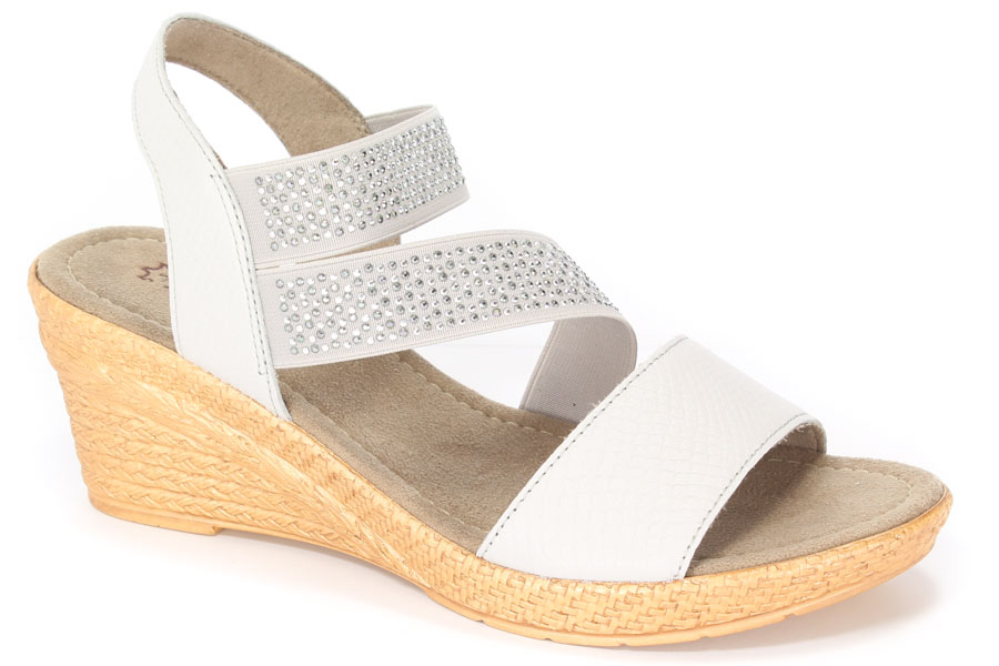 Sandały Jana 8-28305-26 204 LT.Grey