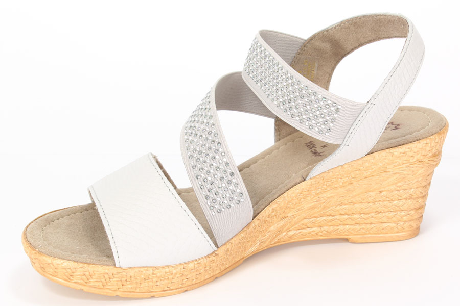 Sandały Jana 8-28305-26 204 LT.Grey