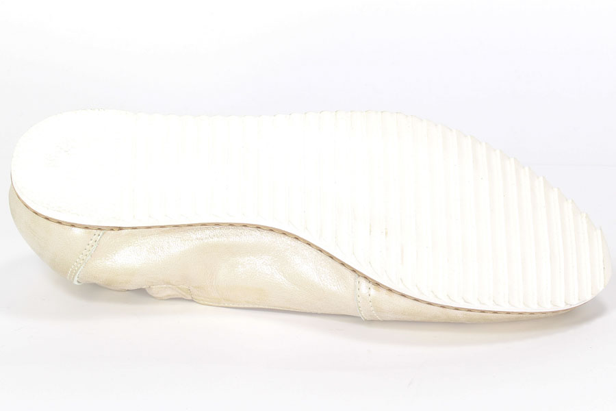 Baleriny Eksbut 25-3876-672 Złoto licowa