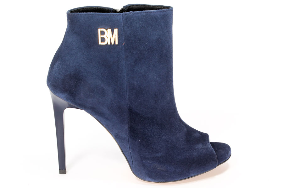 Botki Bravo Moda 1393 Granat zamsz