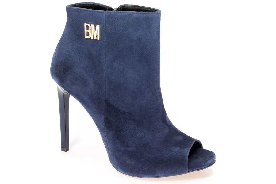 Botki Bravo Moda 1393 Granat zamsz