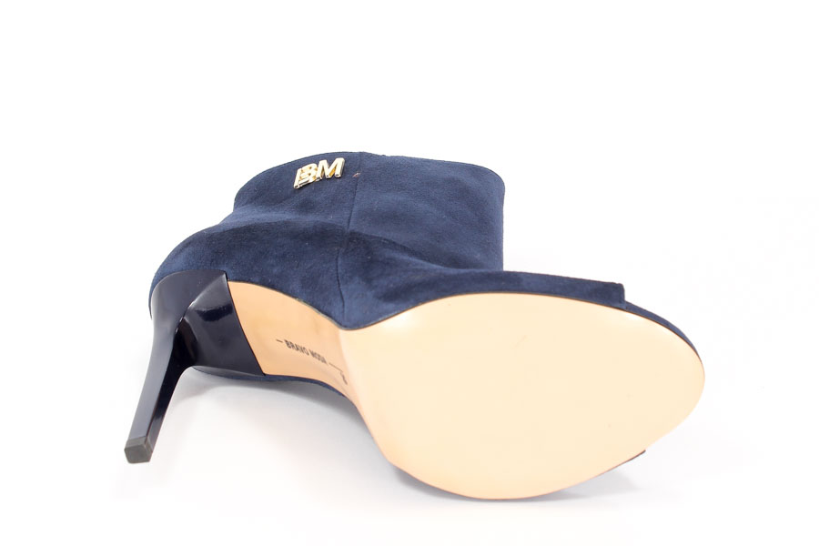 Botki Bravo Moda 1393 Granat zamsz