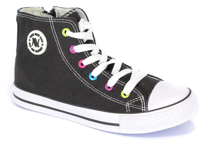 Trampki New Age 082K Black ColorFul r.31-36