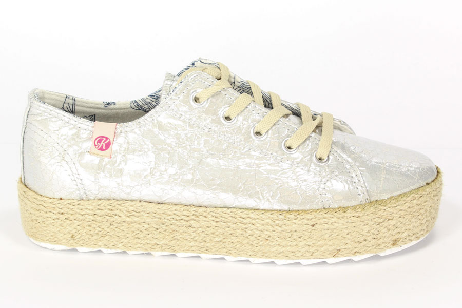 Espadryle Kylie Crazy K1620305 Plata