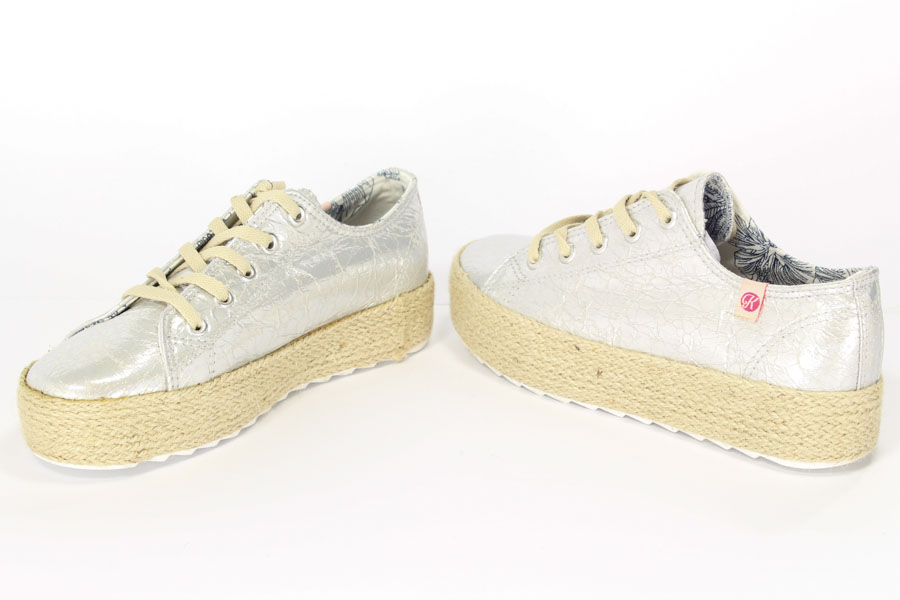 Espadryle Kylie Crazy K1620305 Plata