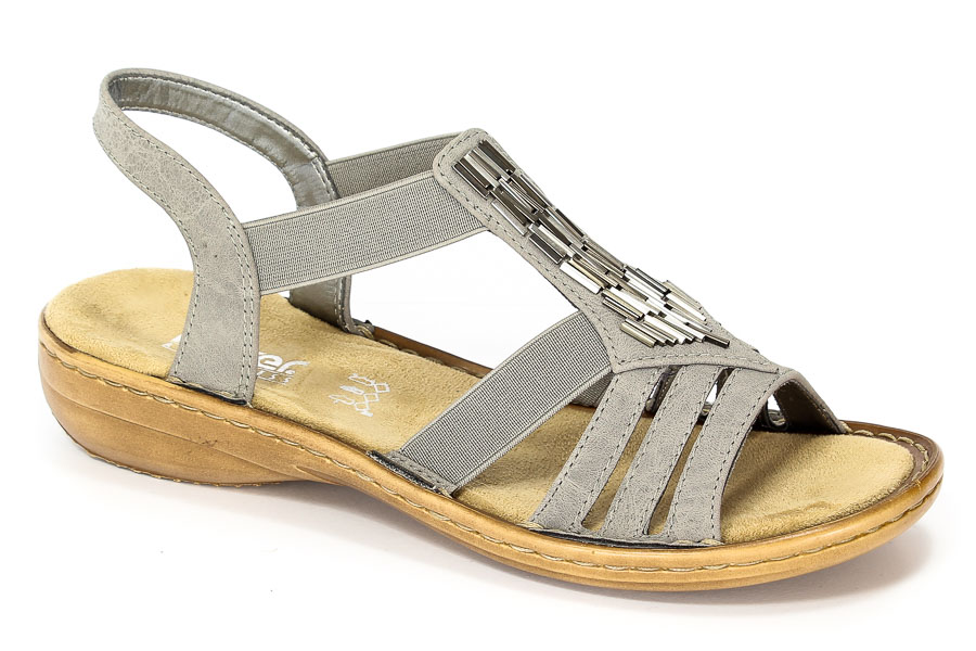 Sandały Rieker 60800-42 Grey