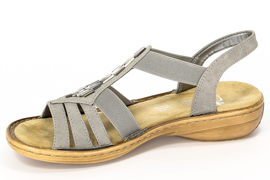 Sandały Rieker 60800-42 Grey
