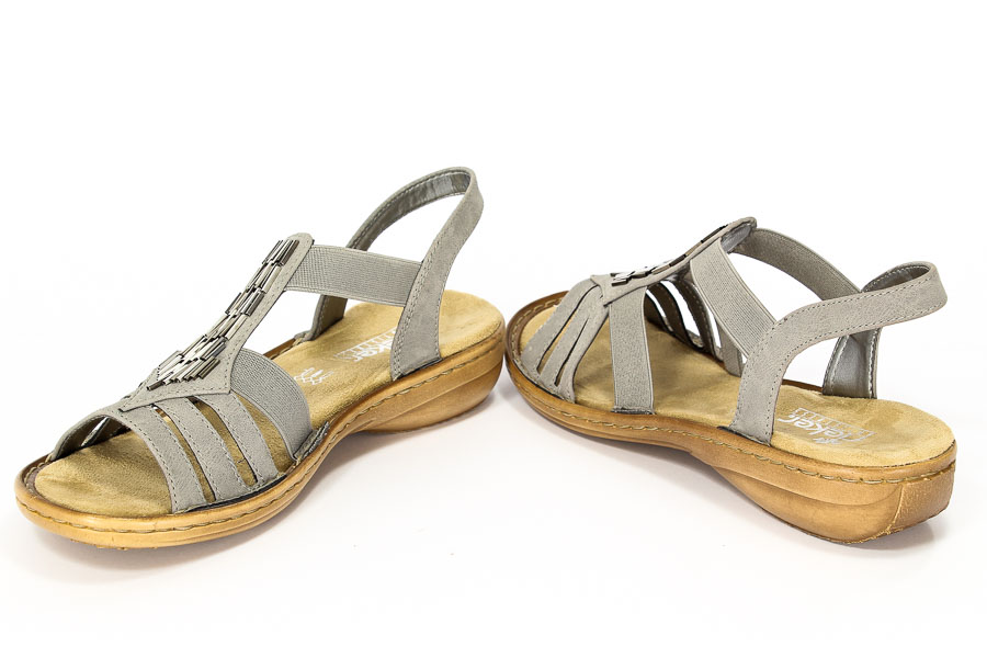Sandały Rieker 60800-42 Grey