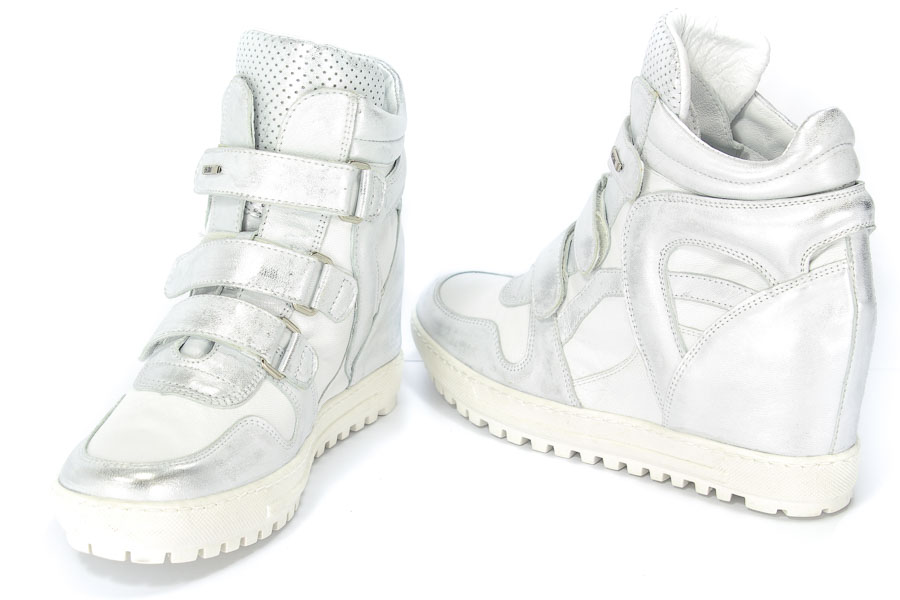 Sneakersy Eksbut 76-4055-369/F29/C77 Srebro Lic