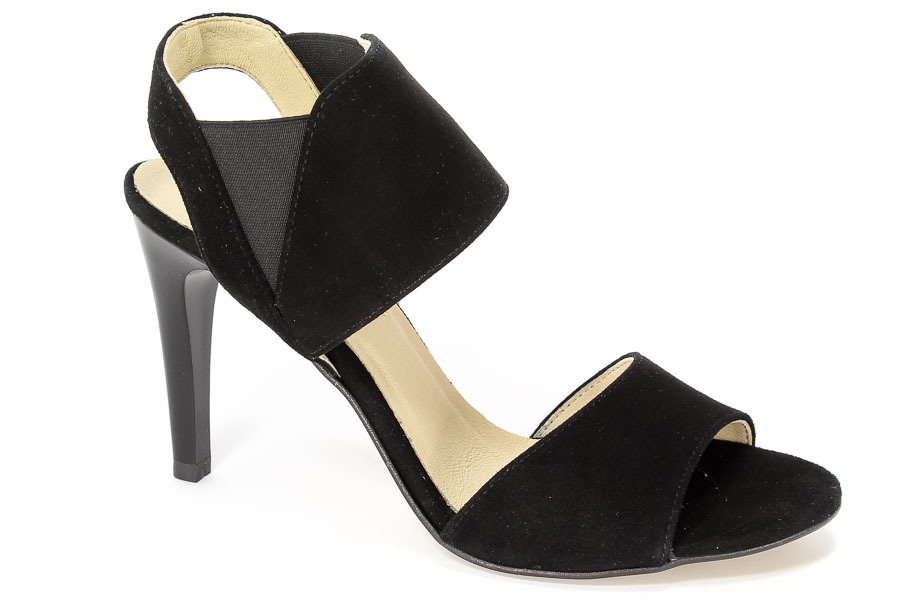Sandały Karino 1641/003-P Czarny welur