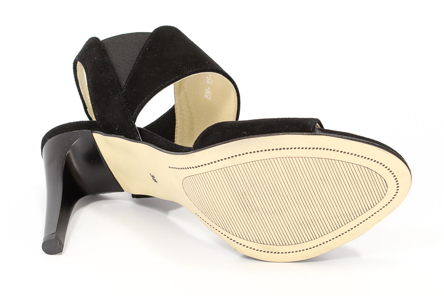 Sandały Karino 1641/003-P Czarny welur