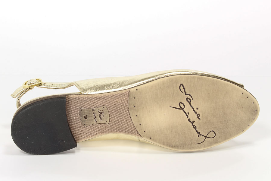 Baleriny Karino 0994/074-P Złoty