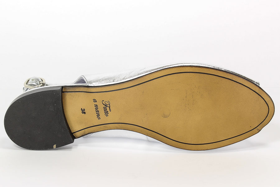 Baleriny Karino 0994/078-P Srebrny