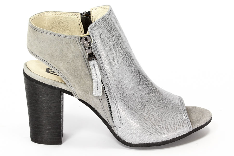 Botki Nessi 65205 Lizard silver