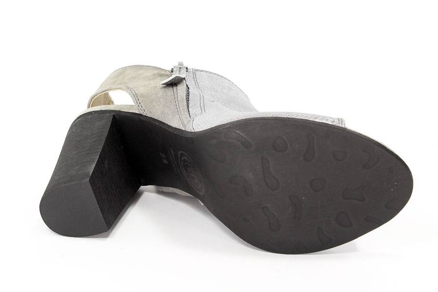 Botki Nessi 65205 Lizard silver