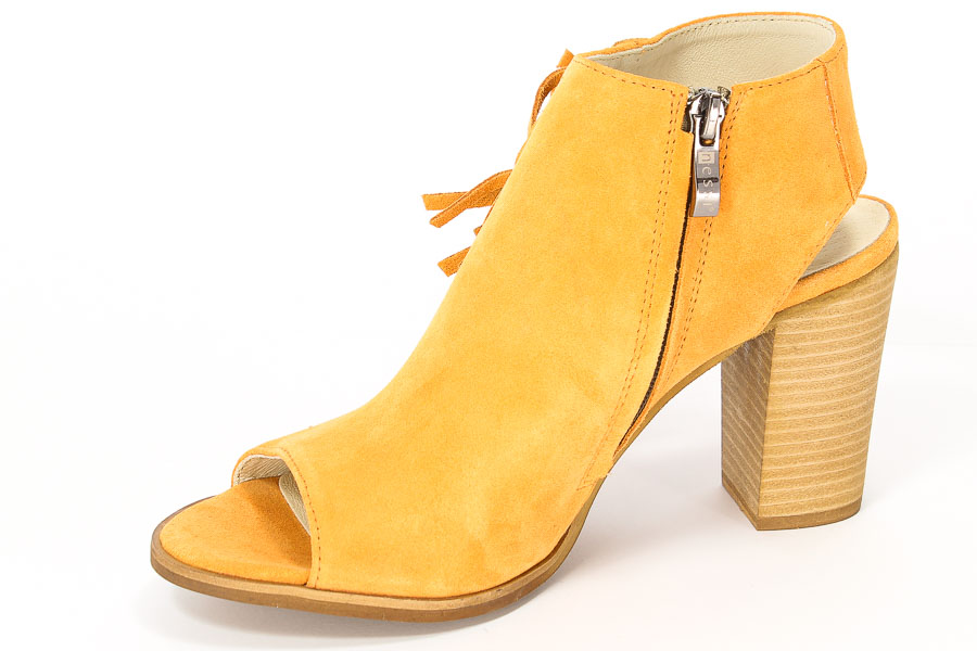 Botki Nessi 81506 Pomarańcz welur