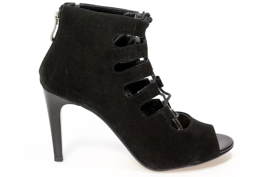 Botki Eksbut 36-4099-136 Czarny welur 