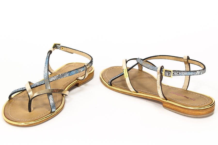 Sandały Les Tropeziennes 07962 Blue/Gold /Blue Monaco