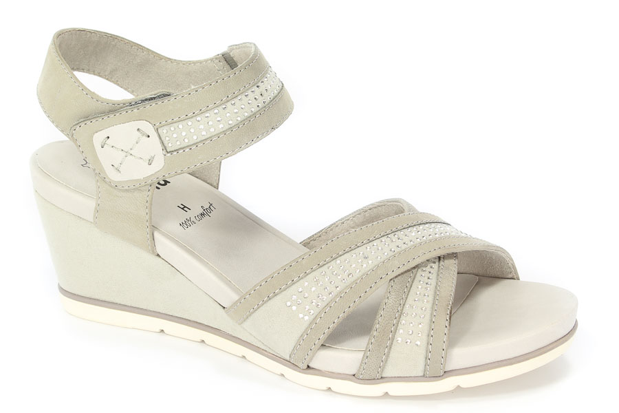 Sandały Jana 8-28702-26 204 LT.Grey