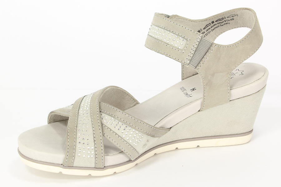 Sandały Jana 8-28702-26 204 LT.Grey