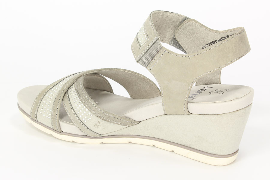 Sandały Jana 8-28702-26 204 LT.Grey