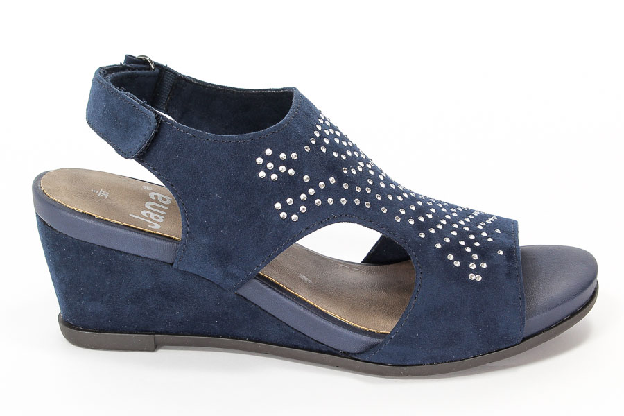 Sandały Jana 8-28701-26 805 Navy 
