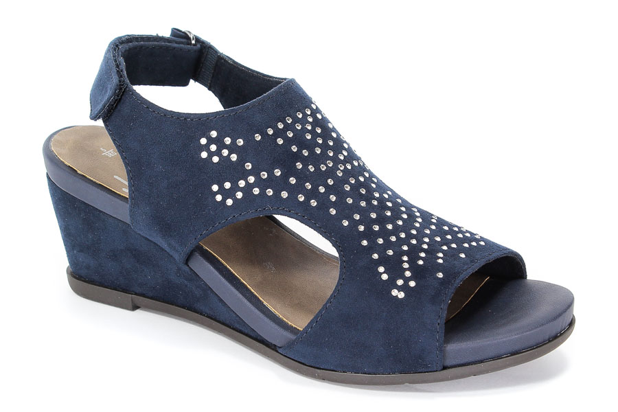 Sandały Jana 8-28701-26 805 Navy 