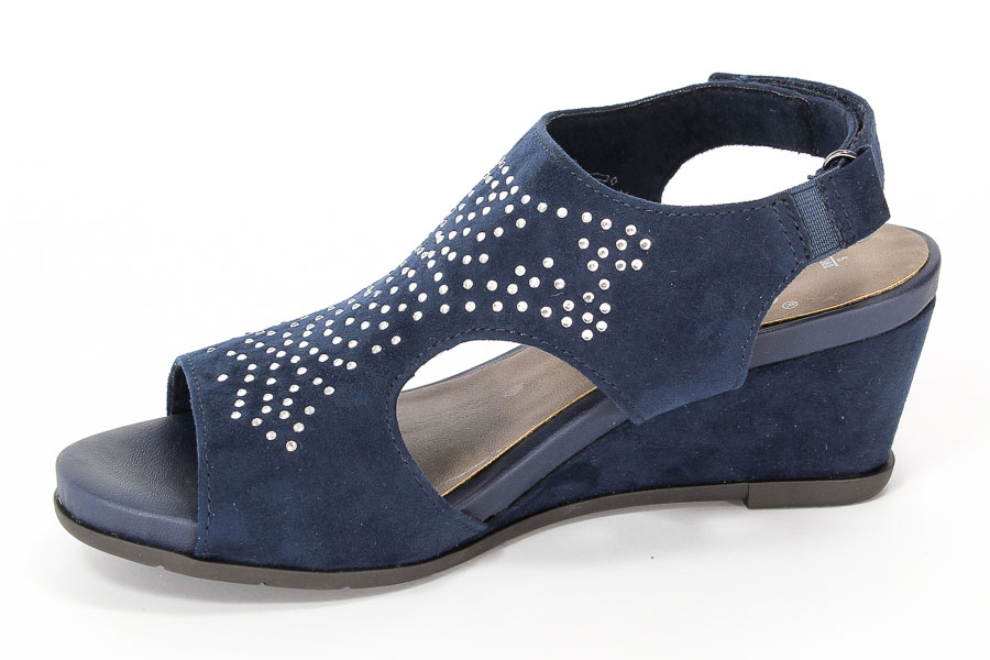 Sandały Jana 8-28701-26 805 Navy 