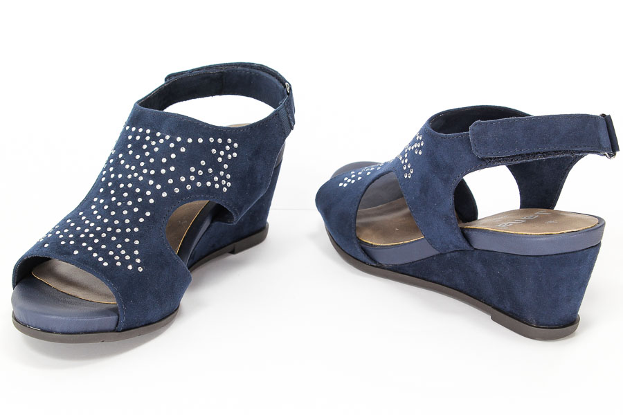 Sandały Jana 8-28701-26 805 Navy 