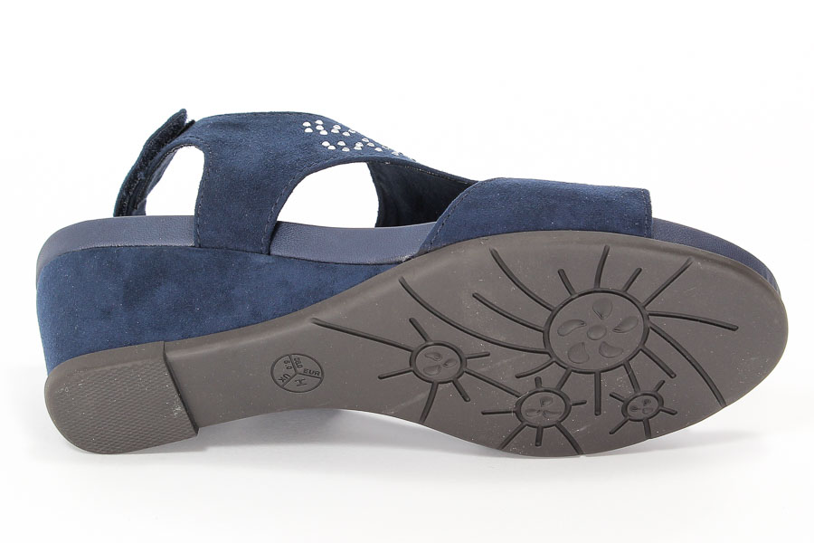 Sandały Jana 8-28701-26 805 Navy 