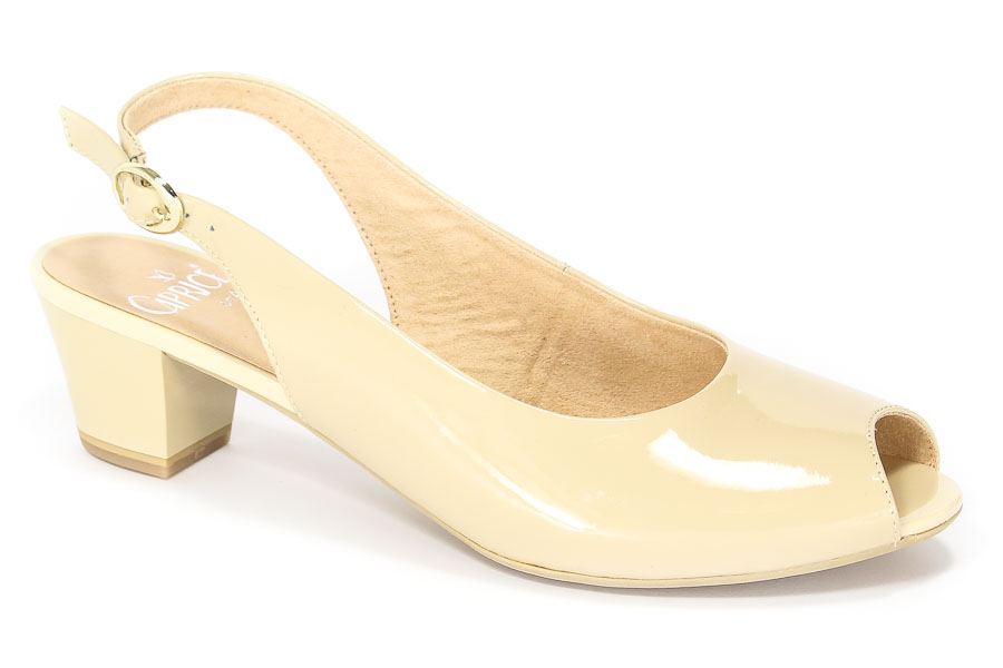 Czółenka Caprice 9-28315-26 302 Sand Patent