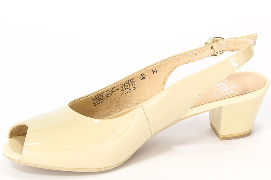 Czółenka Caprice 9-28315-26 302 Sand Patent