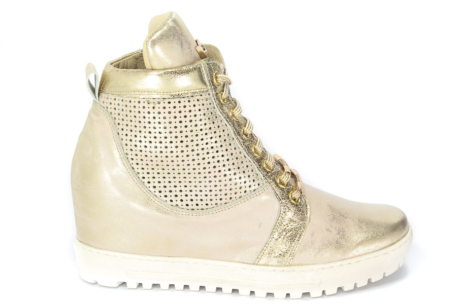Sneakersy Eksbut 76-4129-672/F98/F16 Złoty Lic