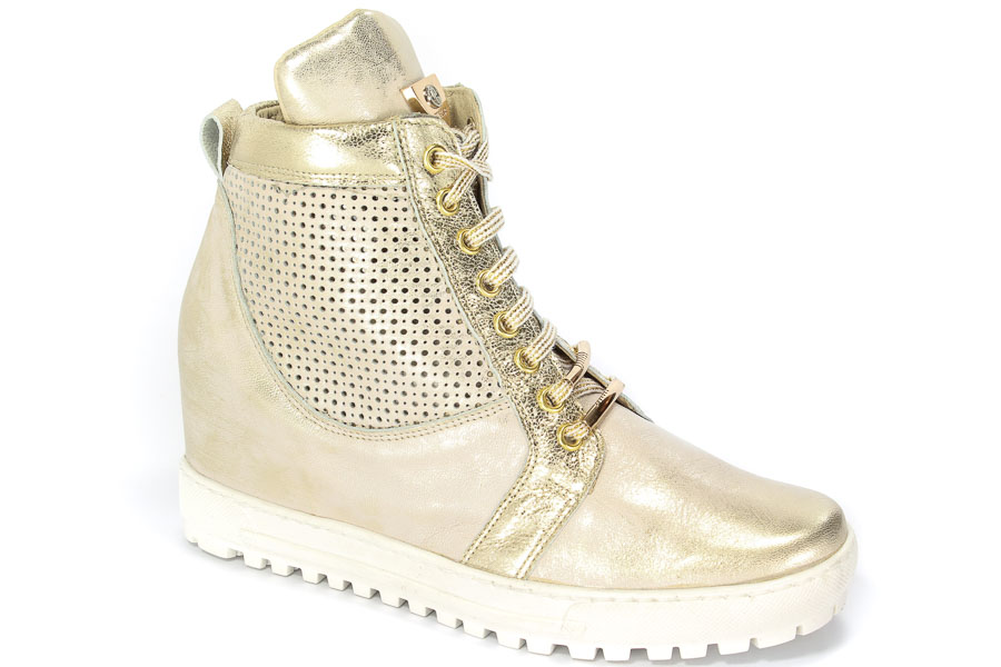 Sneakersy Eksbut 76-4129-672/F98/F16 Złoty Lic