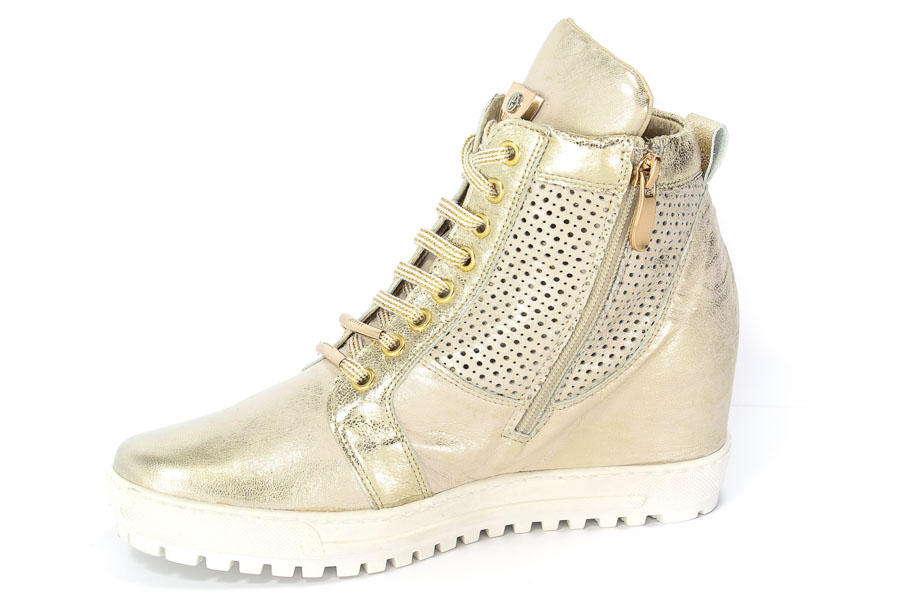 Sneakersy Eksbut 76-4129-672/F98/F16 Złoty Lic