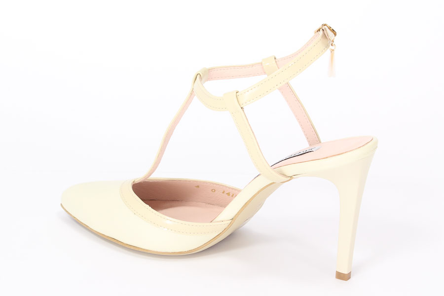 Sandały Bravo Moda 1418 Beż panna+ Blonde lakier