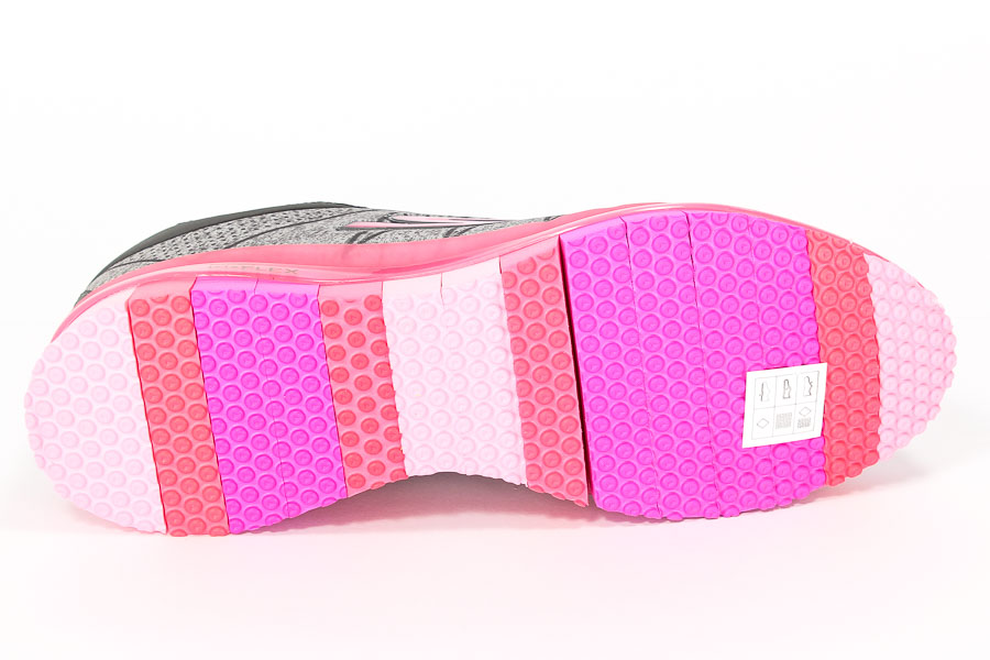 Półbuty Skechers 14011/GYHP FLEX Grav/Hot pink