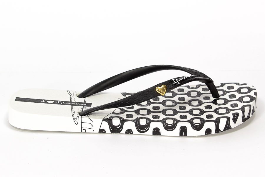Klapki Ipanema 81840/24041 White/Black