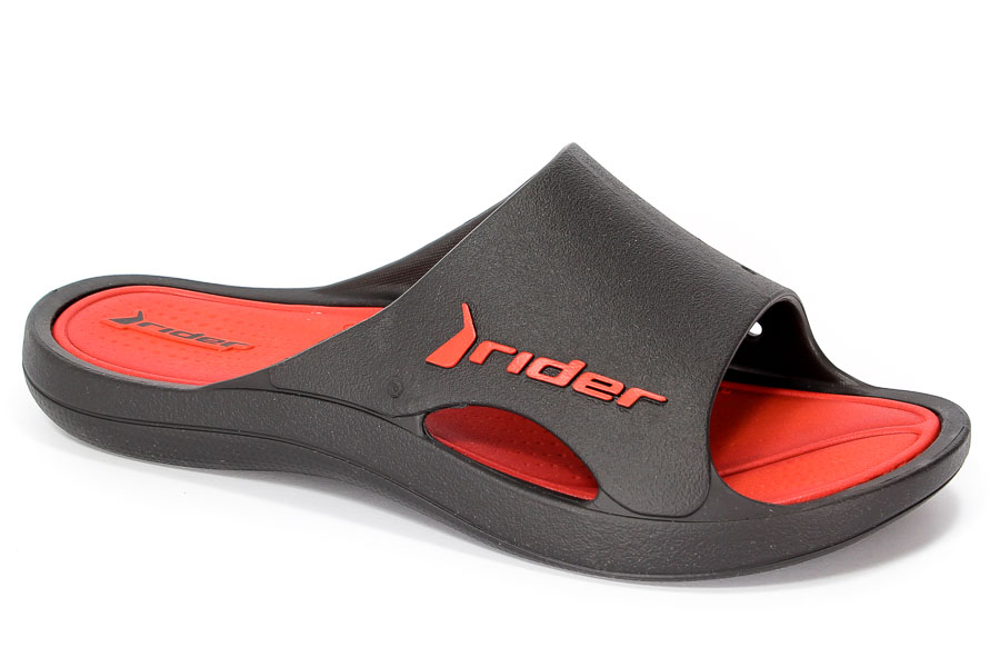 Klapki Rider 81688/22888 Black/Red