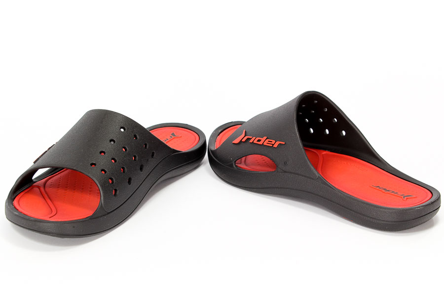 Klapki Rider 81688/22888 Black/Red