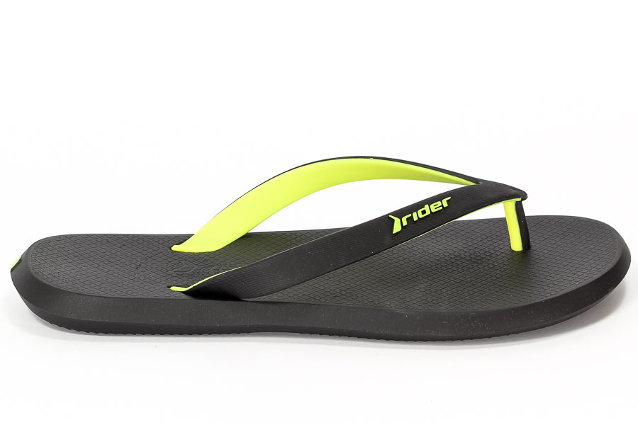 Klapki Rider 81093/23895 Black/Yellow/Black
