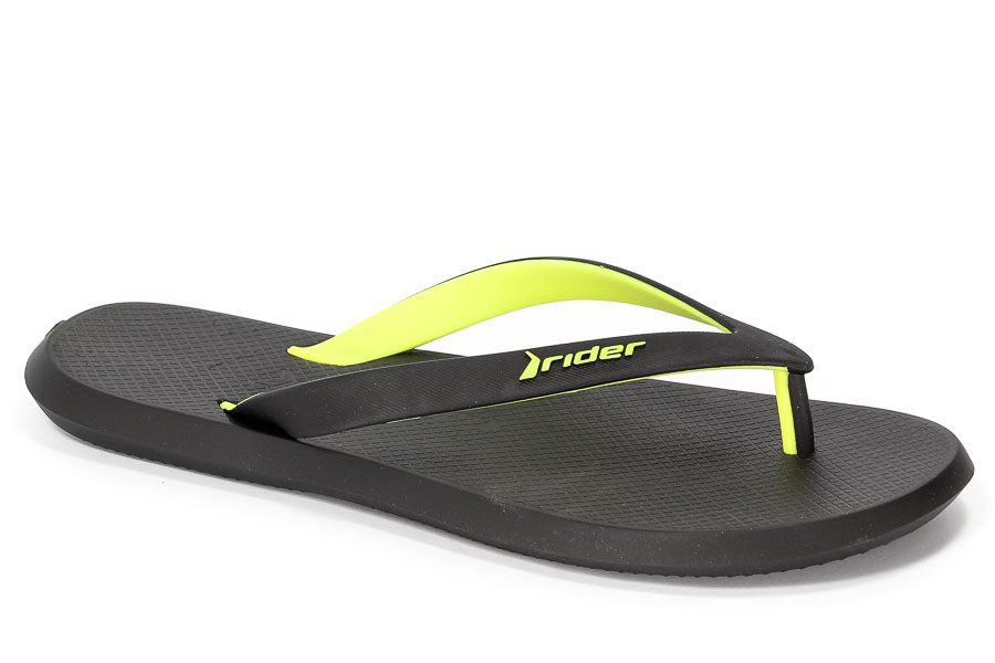 Klapki Rider 81093/23895 Black/Yellow/Black