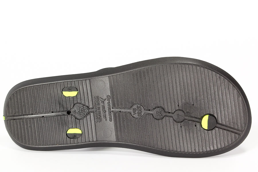 Klapki Rider 81093/23895 Black/Yellow/Black